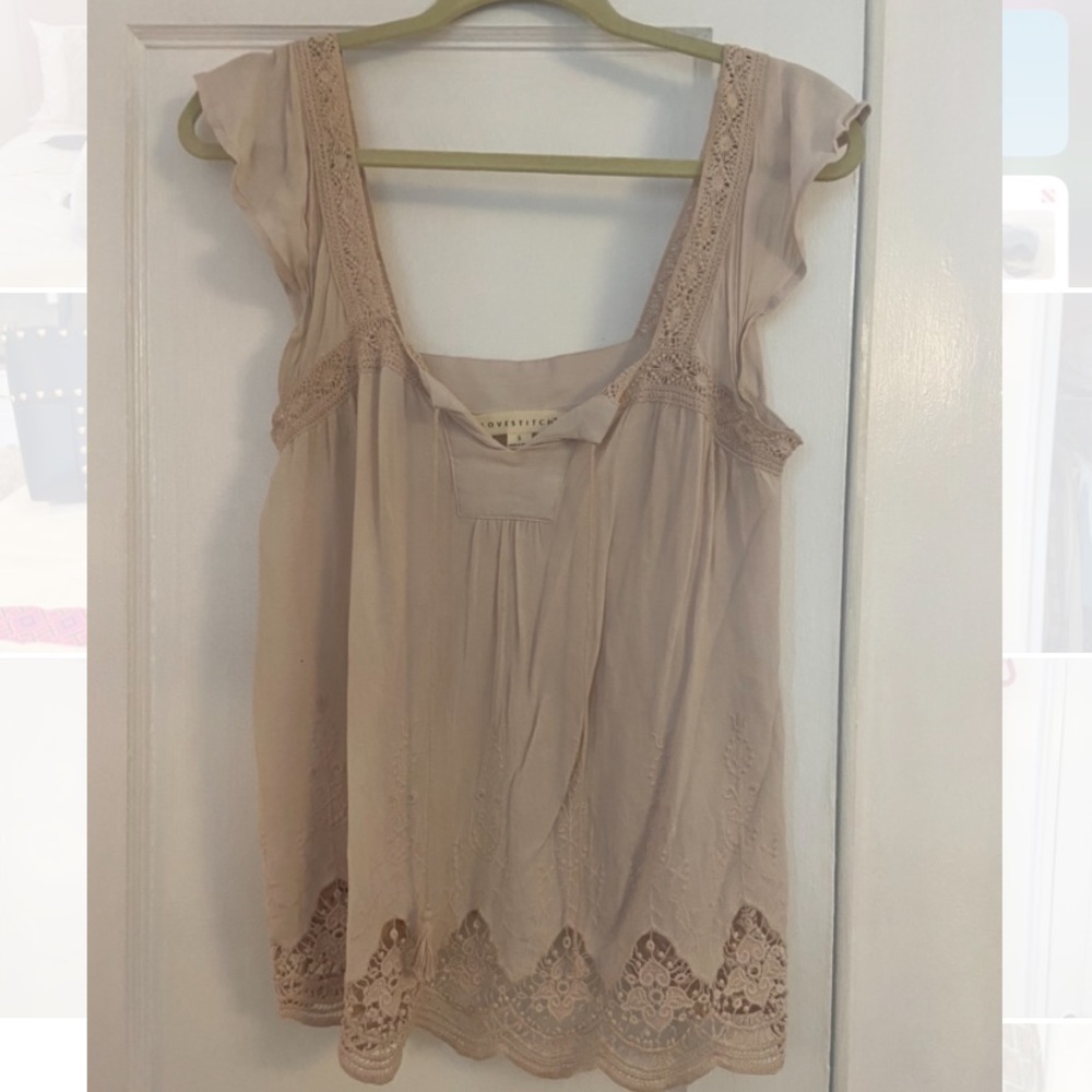 Nude blouse by lovestitch